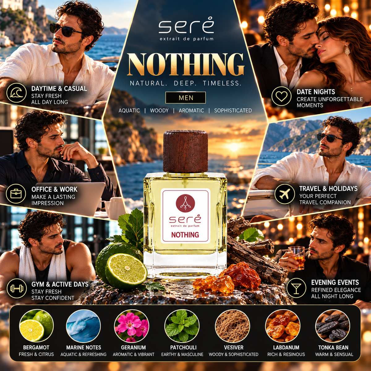 Sere Nothing Extrait De Parfum SE2166 - Inspired by AQUA DE GIO ABSOLUTE