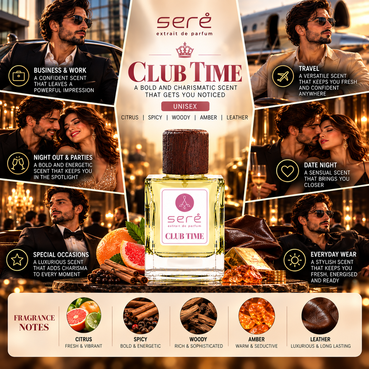 Sere Club Time Extrait De Parfum SE2136