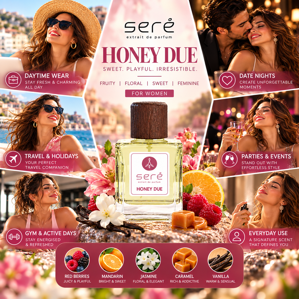 Sere Honey Due Extrait De Parfum SE2111 - Inspired by VIVALA JUICY