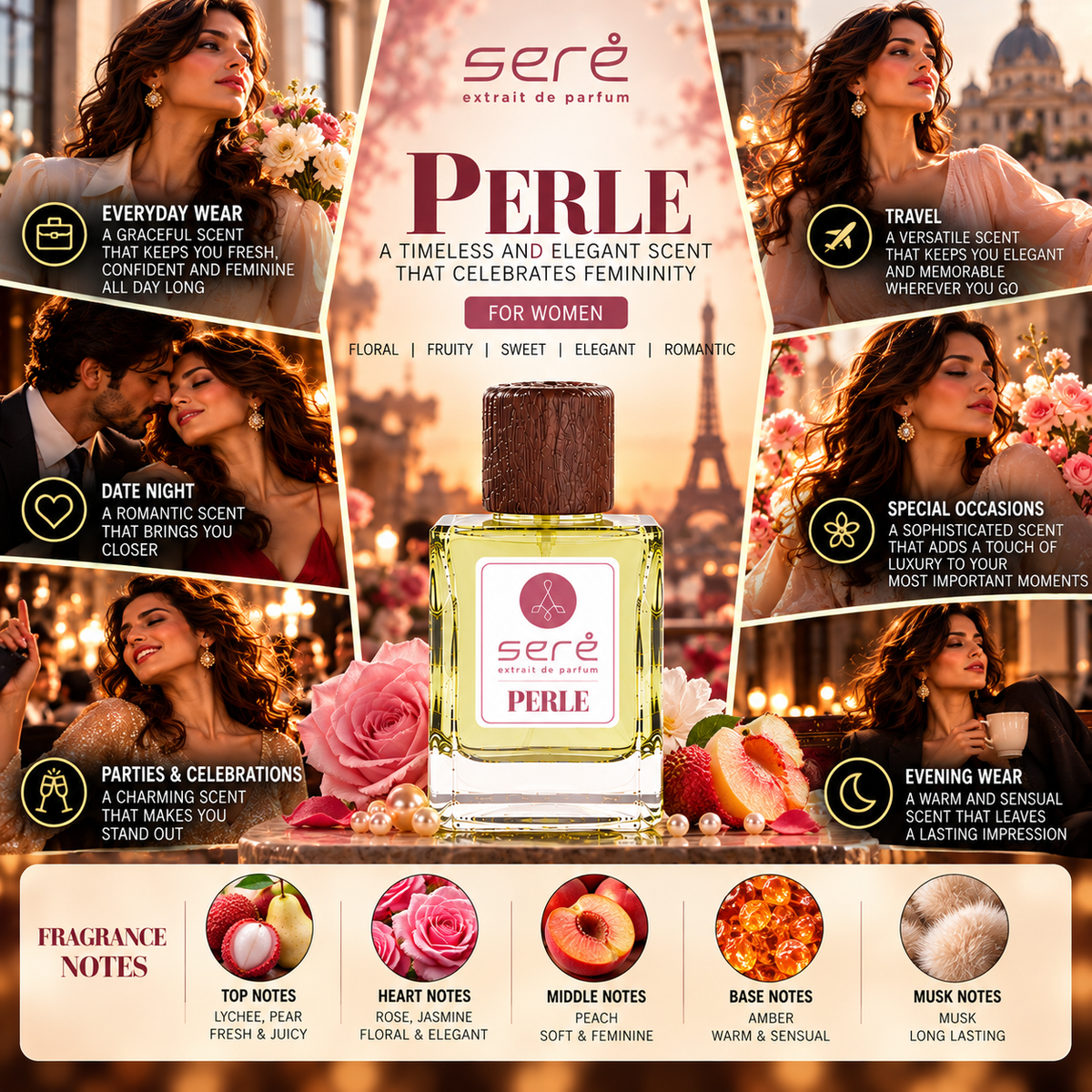 Sere PERLE Extrait De Parfum SE 2135 - Inspired by TRESOR LANCOME