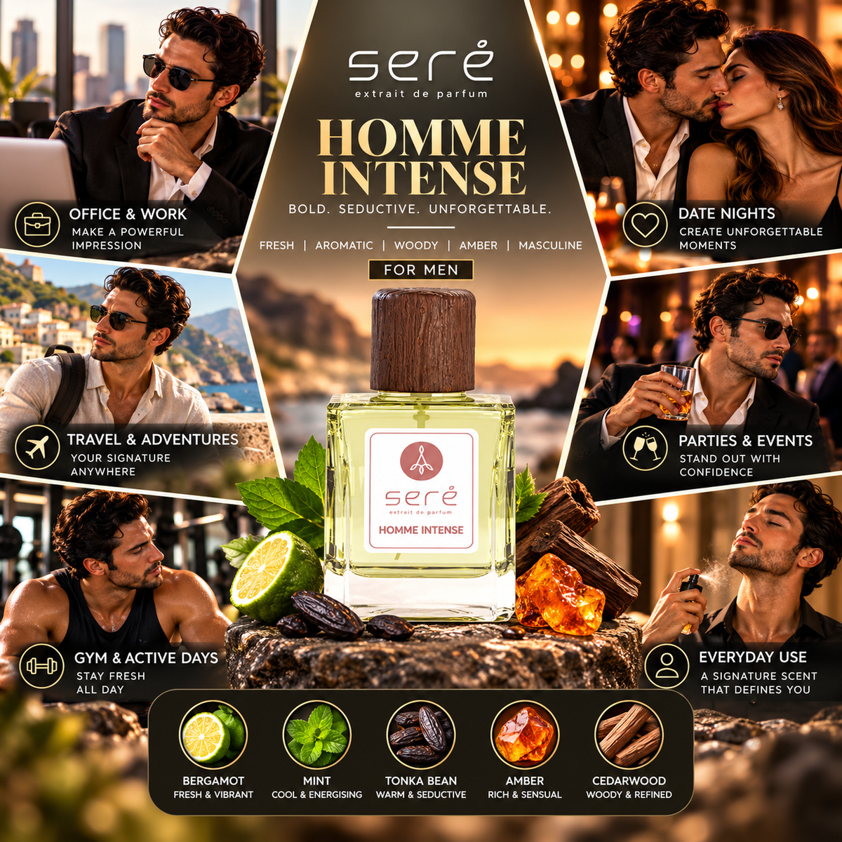 Sere Homme Intense Extrait De Parfum SE2197 - Inspired by VERSACE EROS