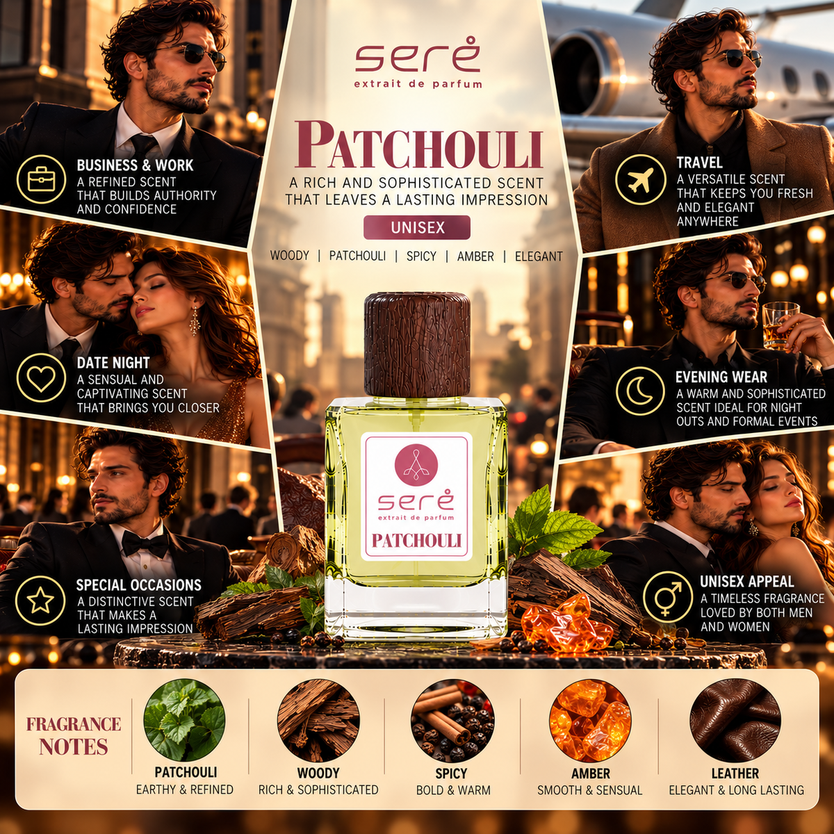 Sere Patchouli Extrait De Parfum SE2131 - Inspired by YSL TOXEDO